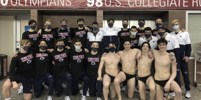 Penn State team at the 2021 BIG 10 Championships